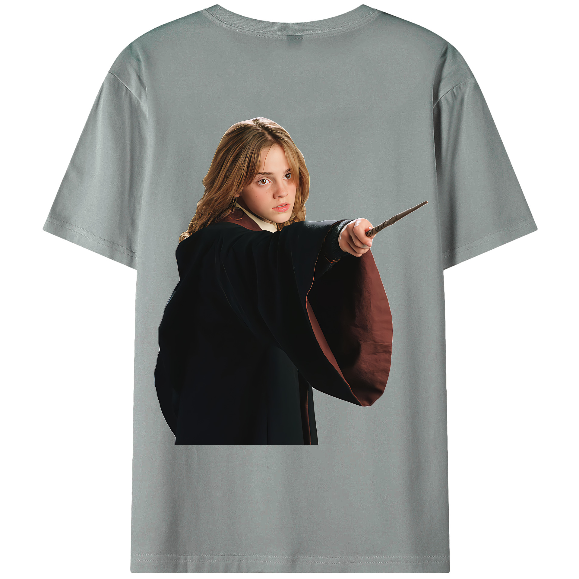 （画像用） Harry Potter ハリー・ポッターシリーズ 綿100％ メンズ半袖Tシャツ（バックプリント） 通気性